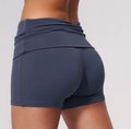 Sculpt Fold-Over Fitness Shorts